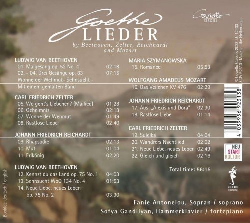 Fanie Antonelou, Sofya Gandilyan - Goethe Lieder (By Beethoven, Zelter, Reichhardt and Mozart) (2024) [Hi-Res]