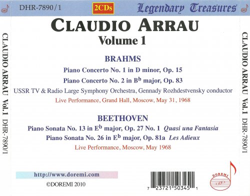 Claudio Arrau, Gennadi Rozhdestvensky - Claudio Arrau in Moscow (2010)