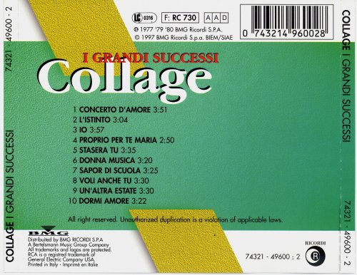 Collage - I Grandi Successi (1977 Reissue) (2013) CD-Rip