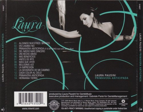 Laura Pausini - Primavera in anticipo (Deluxe Edition) (2008) CD-Rip