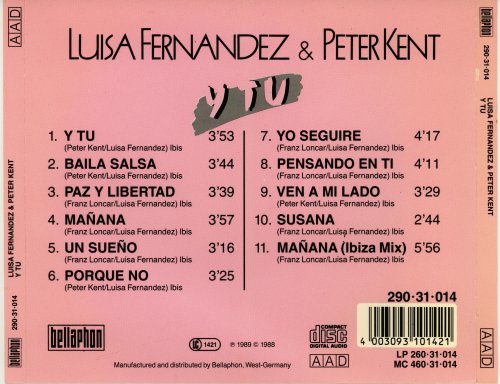 Luisa Fernandez & Peter Kent - Y Tu (1989) CD-Rip