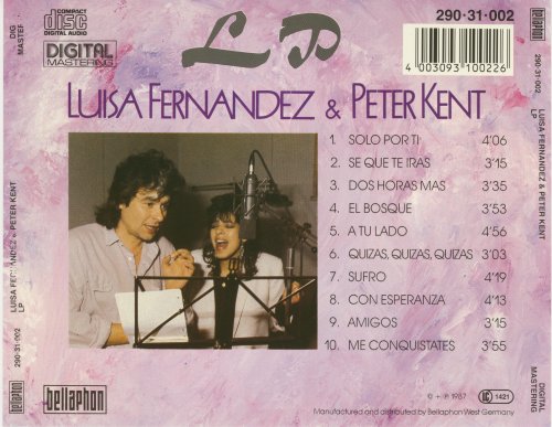 Luisa Fernandez & Peter Kent - LP (1987) CD-Rip