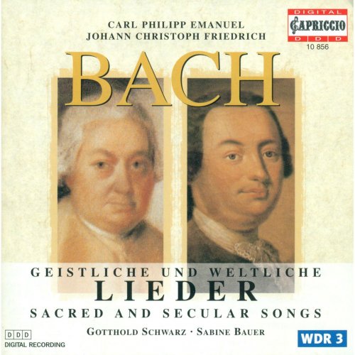 Gotthold Schwarz, Sabine Bauer - C.P.E. & J.C.F. Bach: Sacred & Secular Songs (2000)