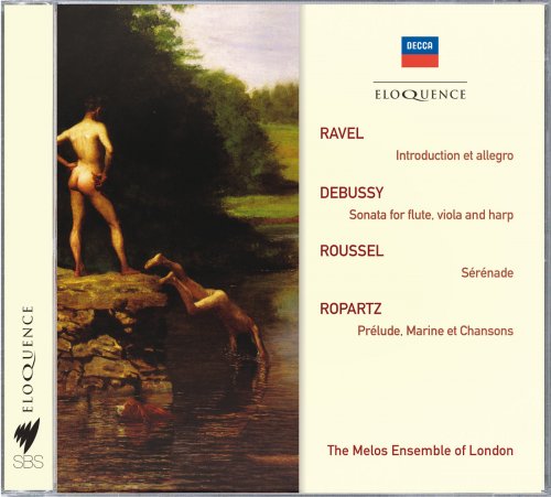 The Melos Ensemble Of London, Melos Ensemble - Ravel: Introduction & Allegro; Debussy: Sonata For Flute, Viola & Harp (2013)