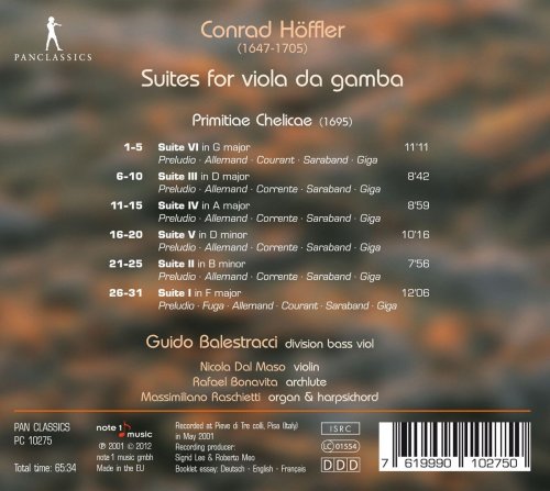 Guido Balestracci - Höffler: Suites for viola da gamba (2012)