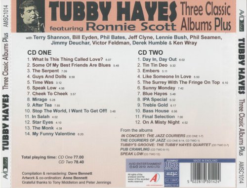 Tubby Hayes - Three Classic Albums Plus (2010)