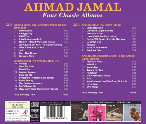 Ahmad Jamal - Four Classic Albums (2023) CD Rip