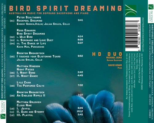 Michael Duke, David Howie - Bird Spirit Dreaming: Australian: Music for Soprano Saxophone and Piano (2024) [Hi-Res]