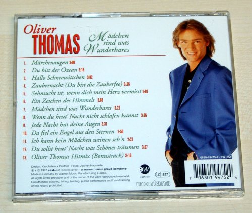 Oliver Thomas - Madchen sind was Wunderbares (1997) CD-Rip