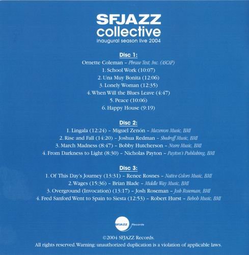 SFJazz Collective - Inaugural Season Live 2004 (2004)