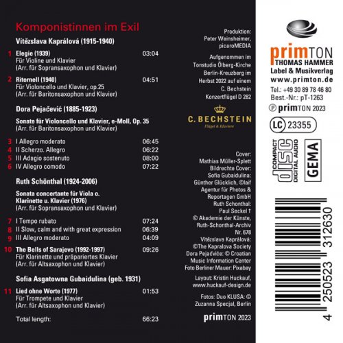 Klusa-Duo - Komponistinnen im Exil (2024) [Hi-Res]