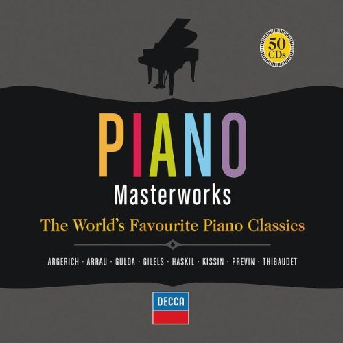 Andras Schiff, Andrei Gavrilov, Friedrich Gulda, Wilhem Kempf, Emil Gilels, Rudolf Serkin, Claudio Arrau, Arthur Rubinstein, Wilhelm Backhaus, Sviatoslav Richter - Piano Masterworks: World's Favourite Piano Classics (50 CD Box Set) (2008)