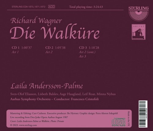 Aarhus Symphony Orchestra, Sven-Olof Eliasson, Leif Roar, Laila Andersson - Wagner: Die Walküre (2024)