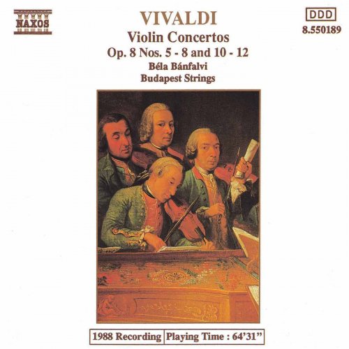 Bela Banfalvi, Budapest Strings - Vivaldi: Violin Concertos Op. 8, Nos. 5-8 and 10-12 (1988)
