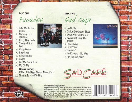 Sad Cafe - Facades / Sad Café (1979, 1980) [2009]