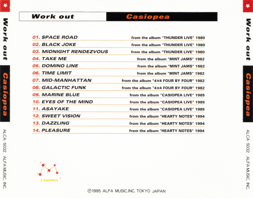 Casiopea - Work Out (1995)