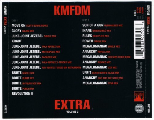 KMFDM - Extra, Volume 3 (2008)