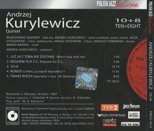 Andrzej Kurylewicz Quintet - 10+8 (1967)