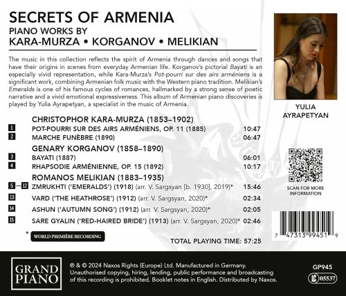 Yulia Ayrapetyan - Secrets of Armenia (2024) [Hi-Res]