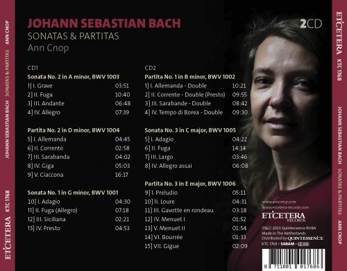 Ann Cnop - Bach: Sonatas & Partitas, BWV 1001-1006 (2024)