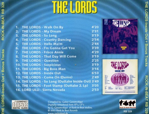 The Lords - Inside Out (1971) [2003]