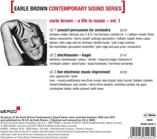 Various Artists - Earle Brown Contemporary Sound Series, Vol. 1 (2024)