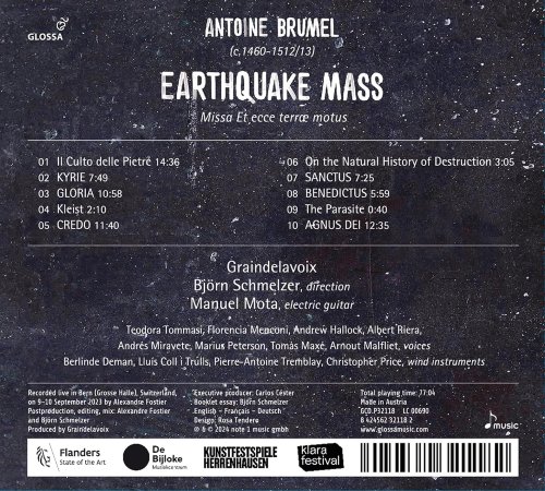 Björn Schmelzer, Graindelavoix - Brumel: Missa et ecce terræ motus "The Earthquake Mass" (Live) (2024)