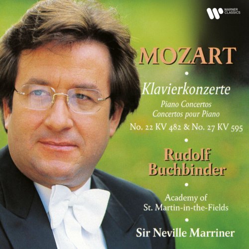 Rudolf Buchbinder, Academy of St Martin in the Fields, Sir Neville Marriner - Mozart: Piano Concertos Nos. 22 & 27 (2024)