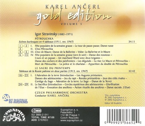 Karel Ancerl - Gold Edition: Petrouchka, Le Sacre du Printemps (2003)