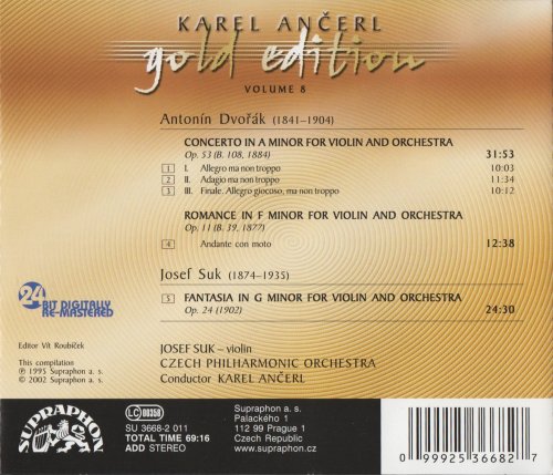 Karel Ancerl - Gold Edition: Dvorák: Violin Concerto (2002)