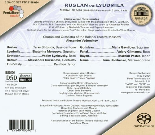 Alexander Vedernikov - Glinka: Ruslan and Lyudmila (2004) [SACD]