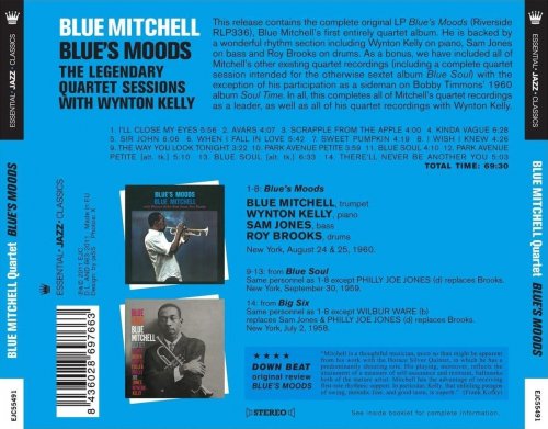 Blue Mitchell - Blue's Moods: The Legendary Quartet Sessions with Wynton Kelly (1960) [2011]