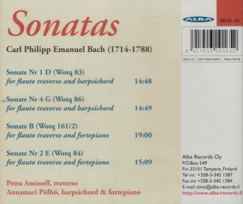 Petra Aminoff, Annamari Pölhö - C.P.E. Bach: Sonatas (2002)