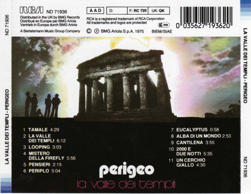 Perigeo - La Valle Dei Templi (1975)