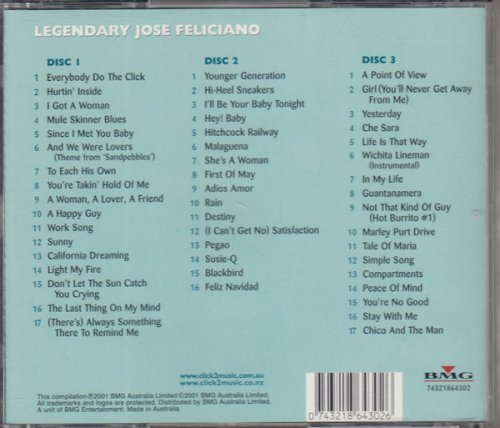 Jose Feliciano - Legendary (2001) [3CD]