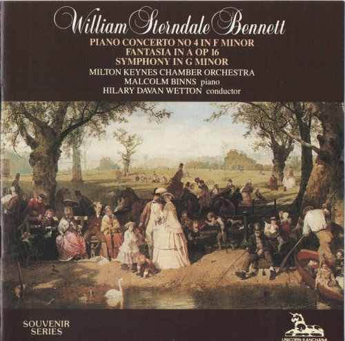 Malcolm Binns, Milton Keynes Chamber Orchestra, Hilary Davan Wetton - Sterndale Bennett: Piano Concerto, Symphony (1990)