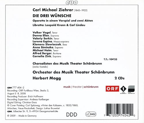 Herbert Mogg - Ziehrer: Die drei Wünsche (2009) CD-Rip