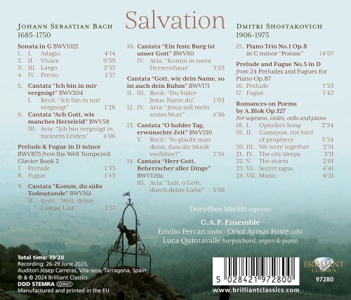 G.A.P. Ensemble, Dorothee Mields - J.S. Bach & Shostakovich: Salvation (2024) [Hi-Res]