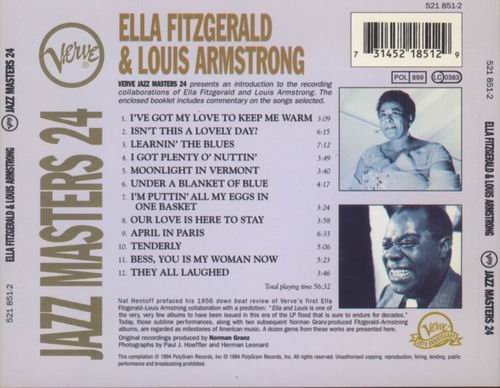 Ella Fitzgerald & Louis Armstrong - Verve Jazz Masters 24 (1994)