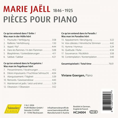 Viviane Goergen - Jaëll: Pièces pour piano (2024)