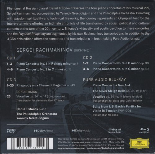 Daniil Trifonov - Destination Rachmaninov (2023) [3CD]