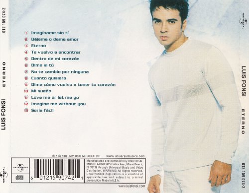 Luis Fonsi - Eterno (2000) CD-Rip