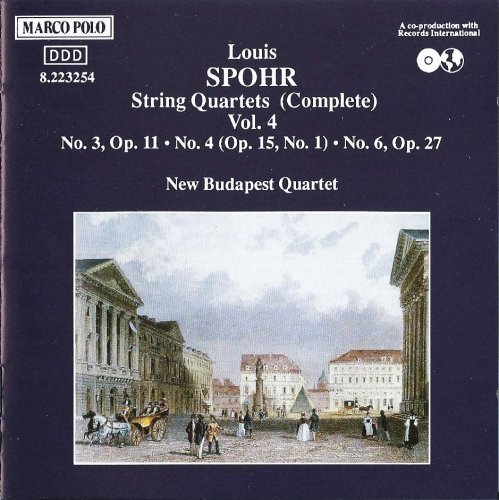 New Budapest Quartet - Spohr: String Quartets Vol. 4 (1989) CD-Rip