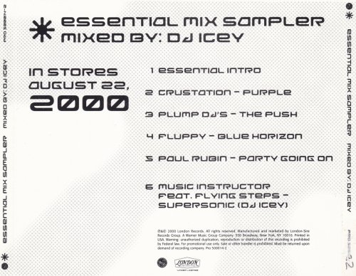 DJ Icey - Essential Mix Sampler (2000) [CD-Rip]