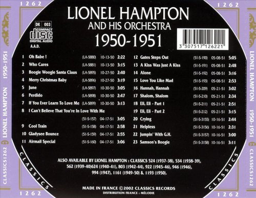 Lionel Hampton - The Chronological Classics: 1950-1951 (2002)
