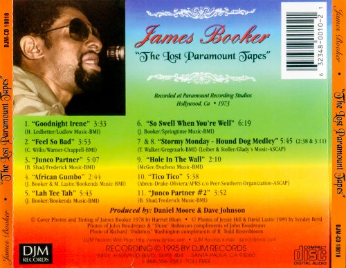 James Booker - The Lost Paramount Tapes (1997)