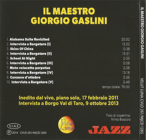 Giorgio Gaslini - Il Maestro Giorgio Gaslini (2014)