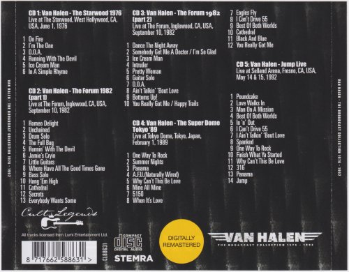 Van Halen - The Broadcast Collection 1976-1992 (2022) [5Cd Box Set]