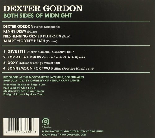 Dexter Gordon - Both Sides of Midnight (1988) 320 kbps+CD Rip
