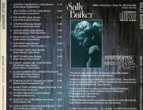 Sally Barker - Sally Barker (1989)